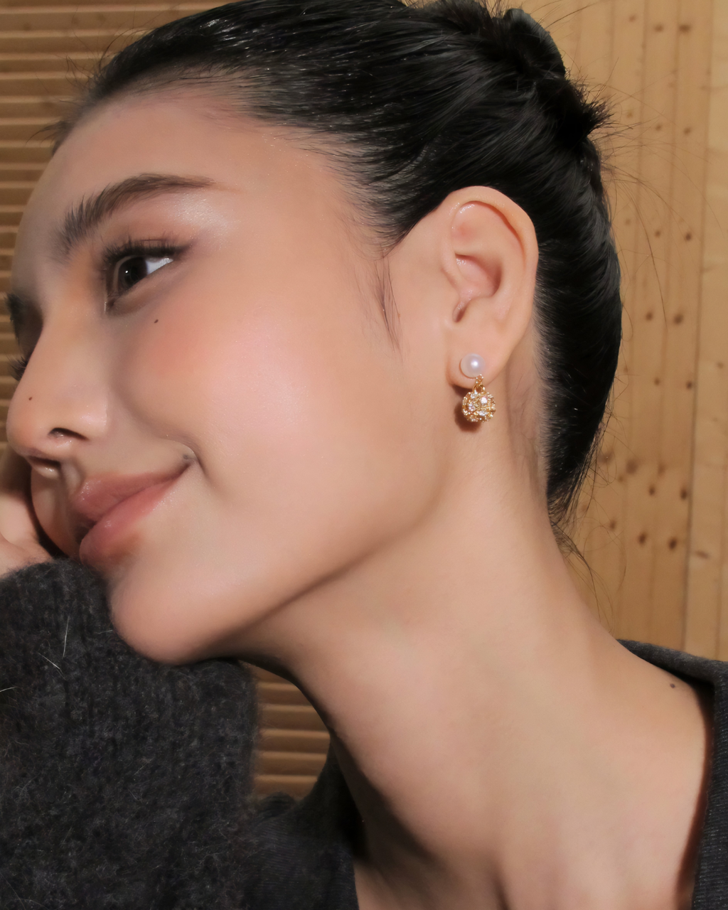 Celeste Pearl Drop Earrings
