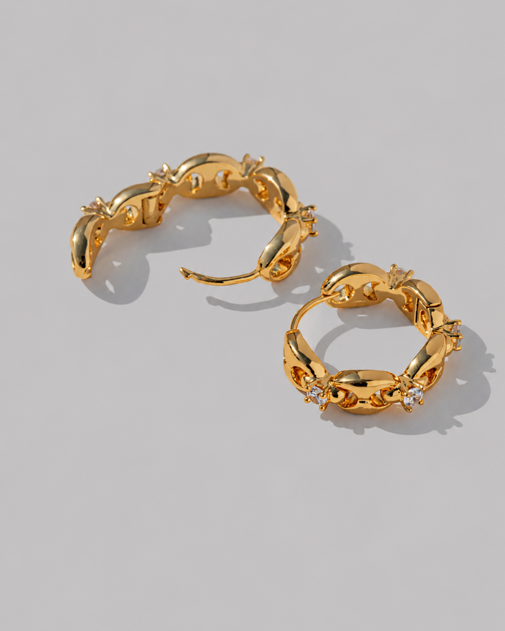 Braided Chain Hoop Pierce