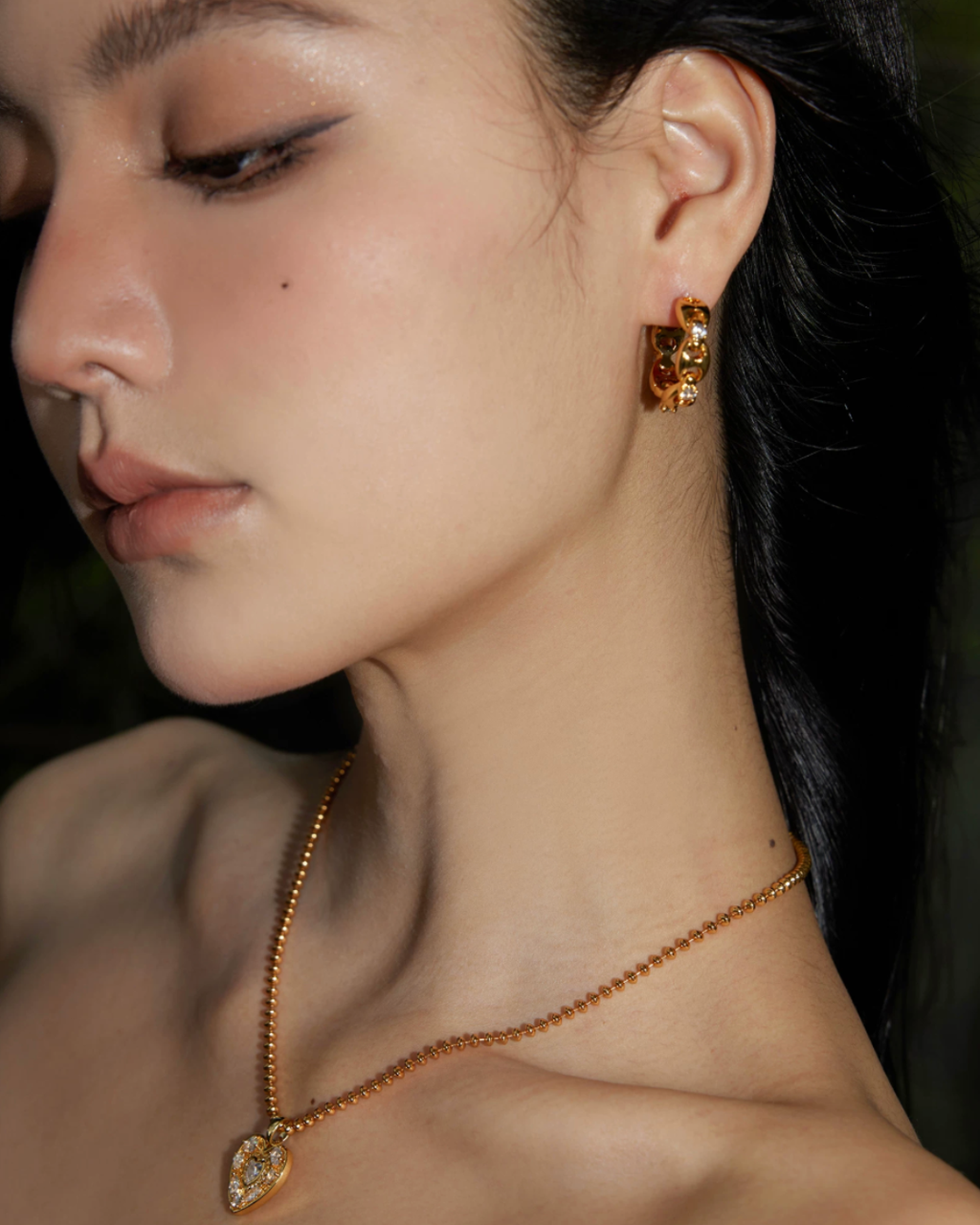 Braided Chain Hoop Pierce