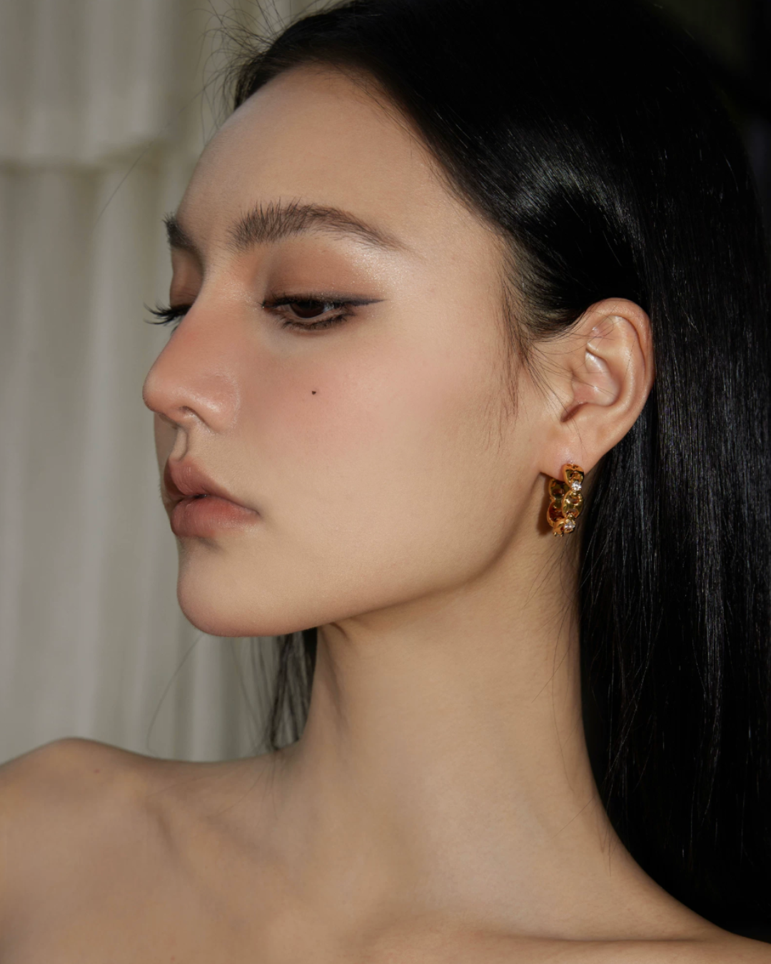 Braided Chain Hoop Pierce