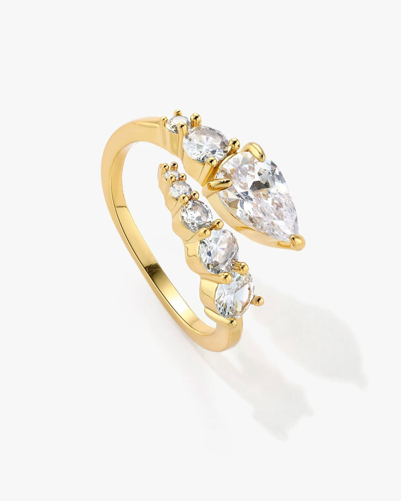 Celeste Marquise Open Ring