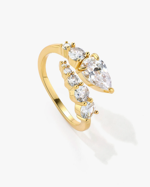 Celeste Marquise Open Ring