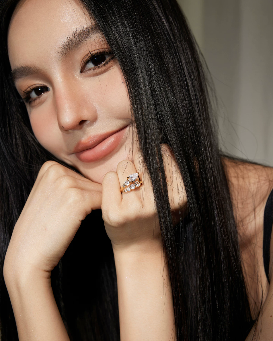 Celeste Marquise Open Ring