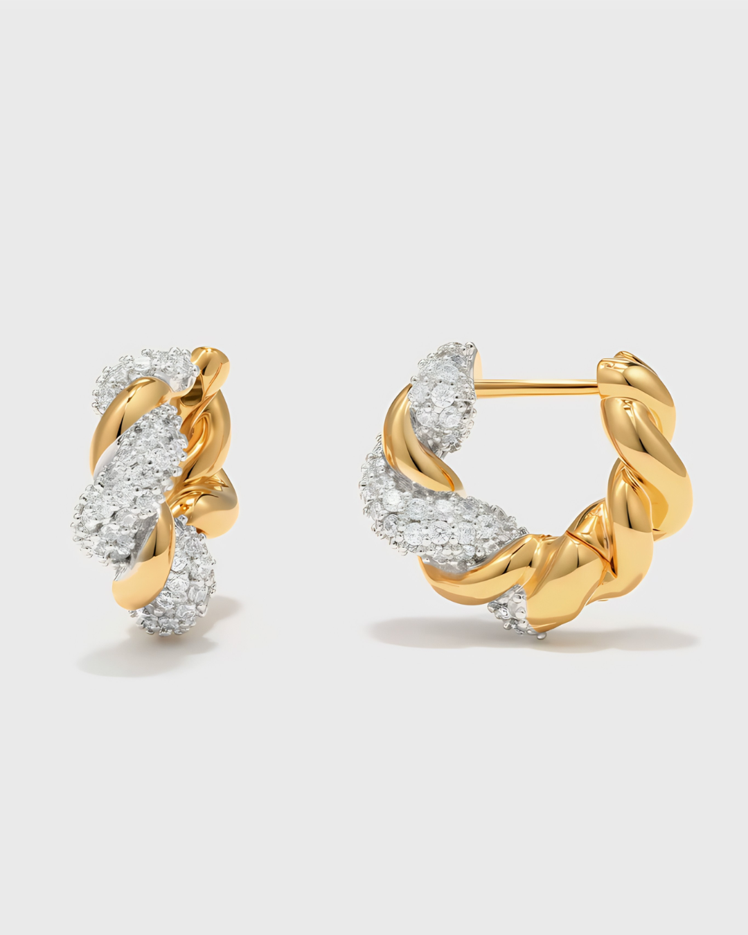 Twist Luxe Hoop