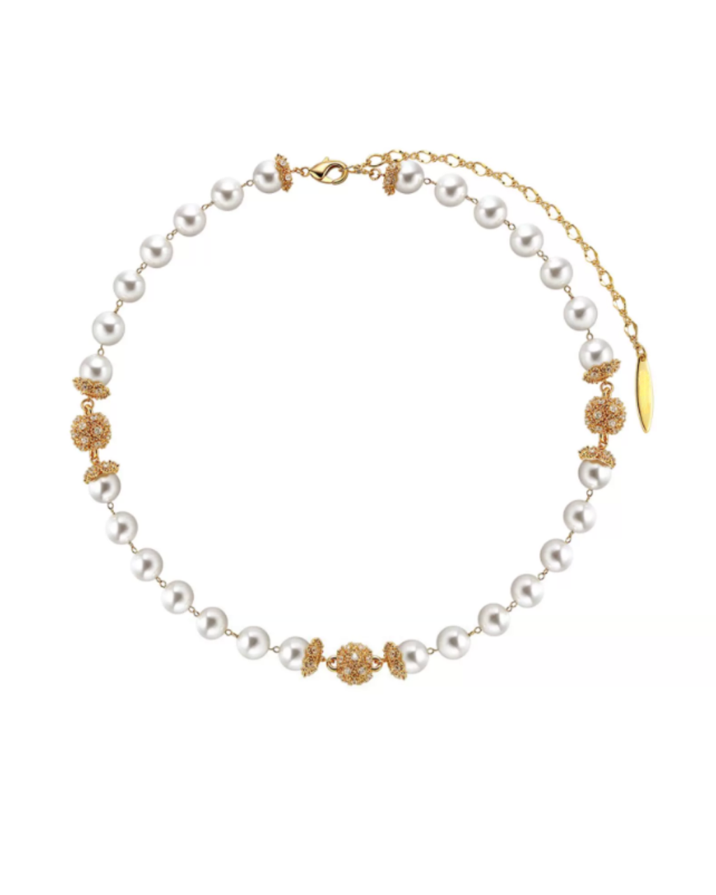 Regal Pearl Statement Necklace