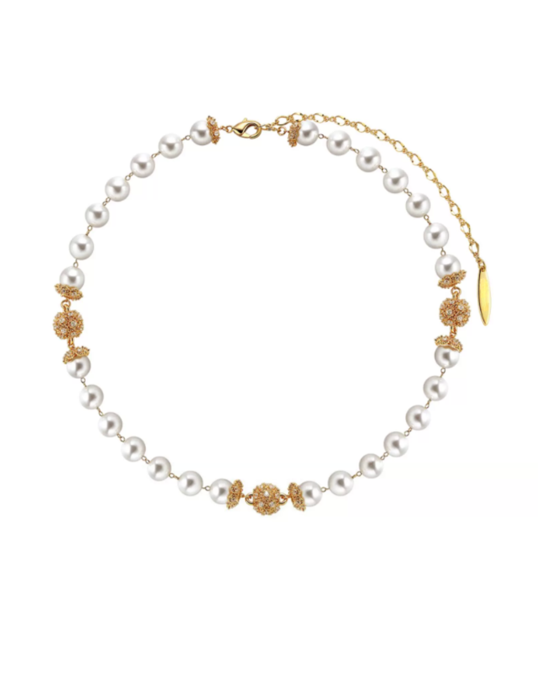 Regal Pearl Statement Necklace