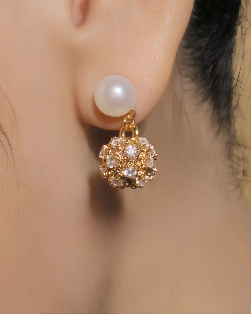 Celeste Pearl Drop Earrings
