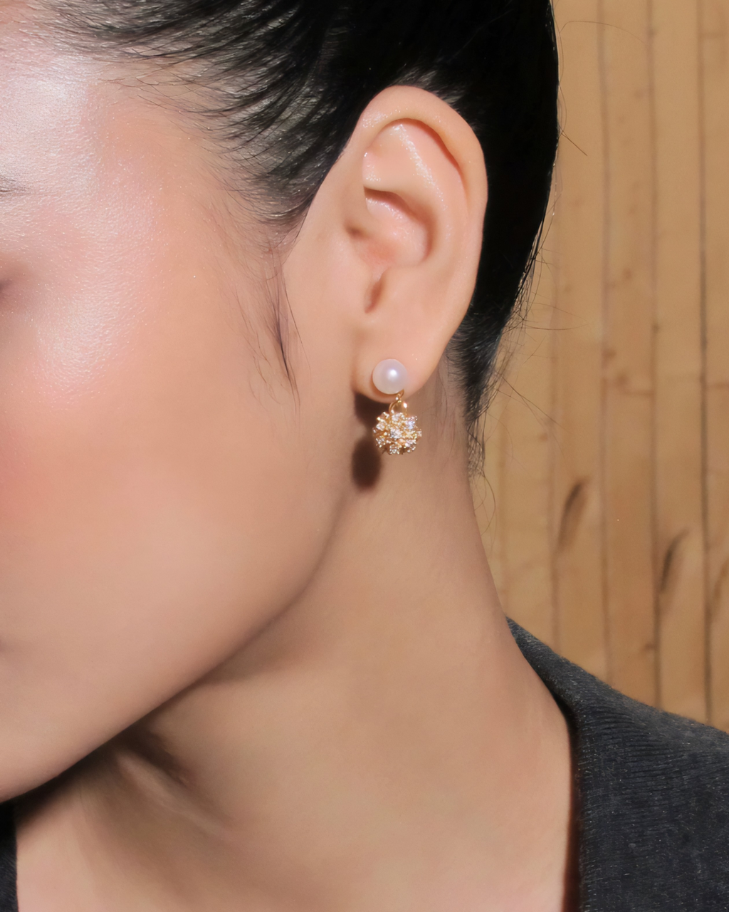 Celeste Pearl Drop Earrings