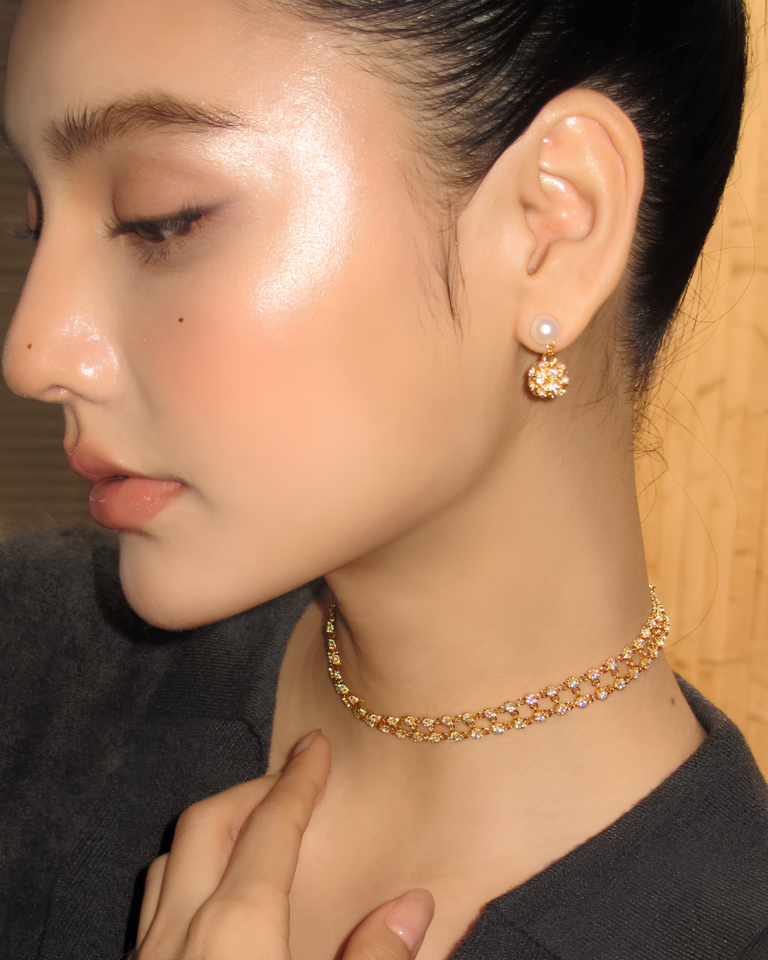 Celeste Pearl Drop Earrings