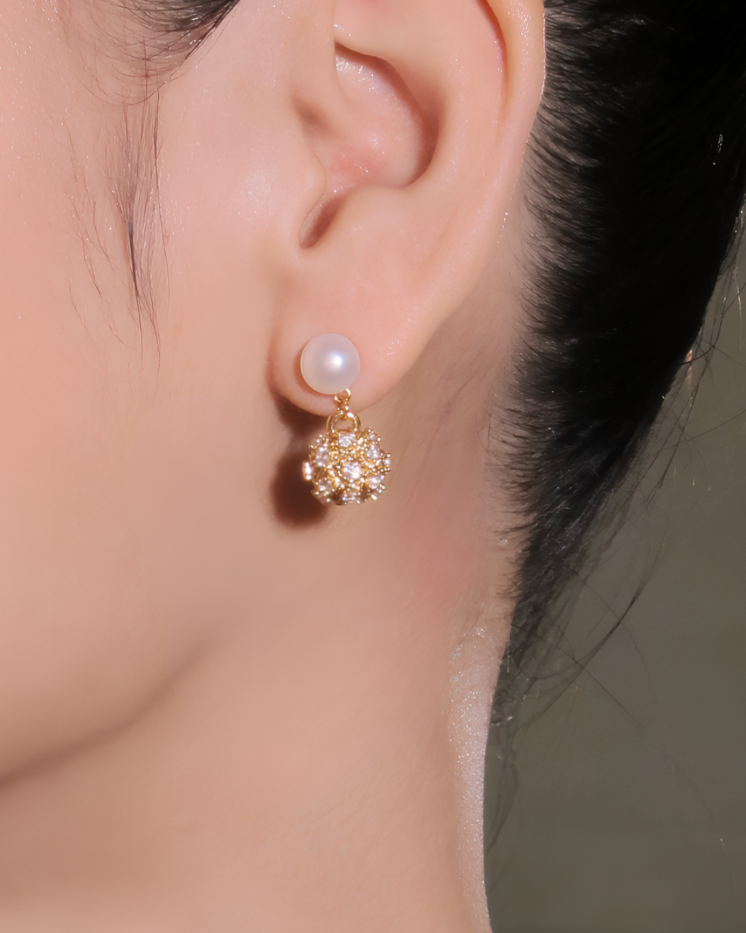 Celeste Pearl Drop Earrings
